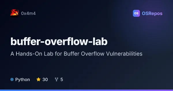 buffer-overflow-lab: Demonstrate Web Application Buffer Overflows