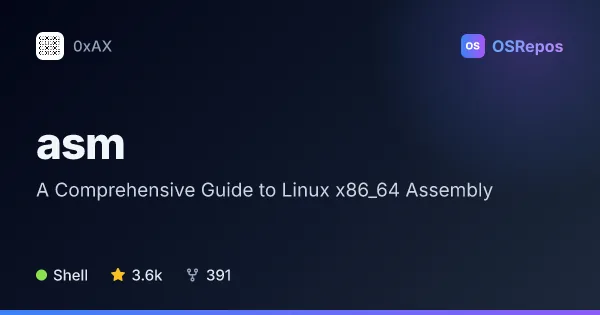 asm: Learn Linux x86_64 Assembly Programming