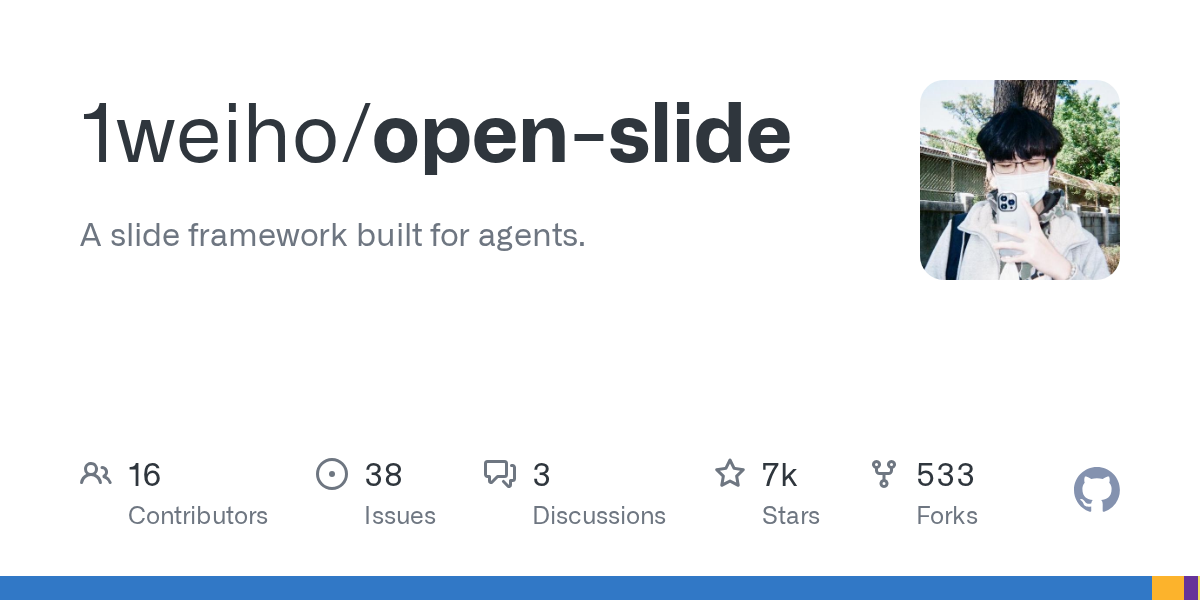 open-slide: An AI-Native Slide Framework for React Presentations