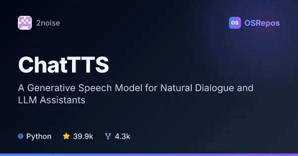 ChatTTS: Generate Expressive Speech for Dialogue