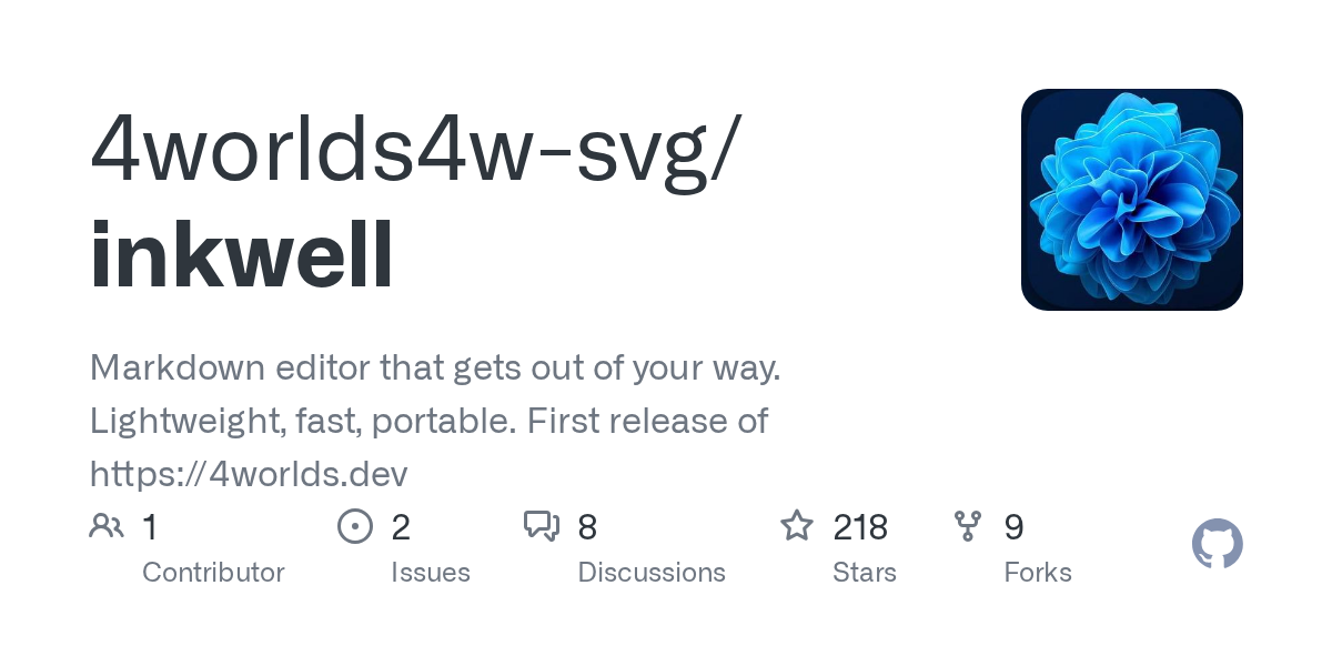 Inkwell: A Sovereign, Lightweight Markdown Editor for Focused Writing