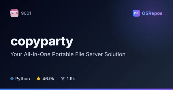 copyparty: Your All-in-One Portable File Server Solution