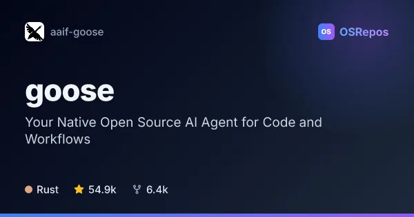 goose: Run an Extensible AI Agent on Your Machine