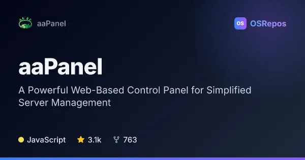 aaPanel: A Powerful Web-Based Control Panel for Simplified Server Management