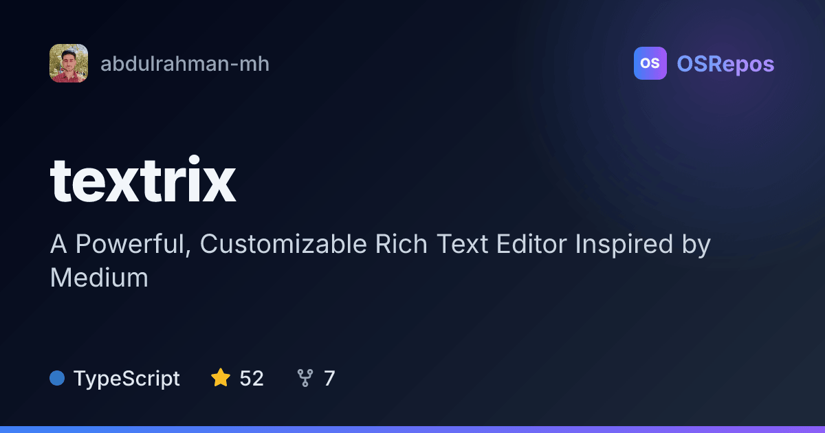 textrix: Create and Publish Rich-Text Articles
