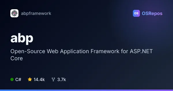 abp: Build Modular Enterprise Applications on ASP.NET Core