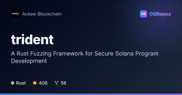 Trident: A Rust Fuzzing Framework for Secure Solana Program Development