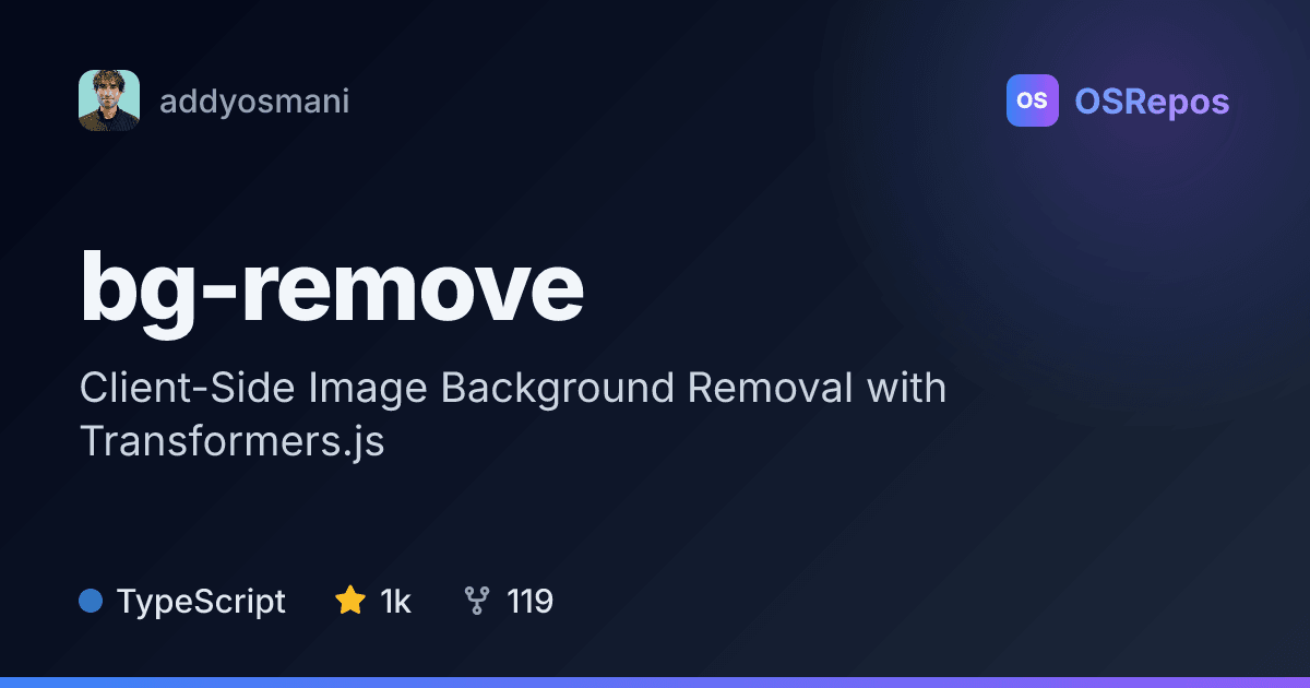 bg-remove: Remove Image Backgrounds in Your Browser