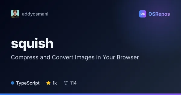 squish: Compress and Convert Images in Your Browser