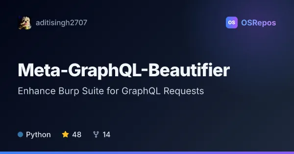 Meta-GraphQL-Beautifier: Enhance Burp Suite for GraphQL Requests