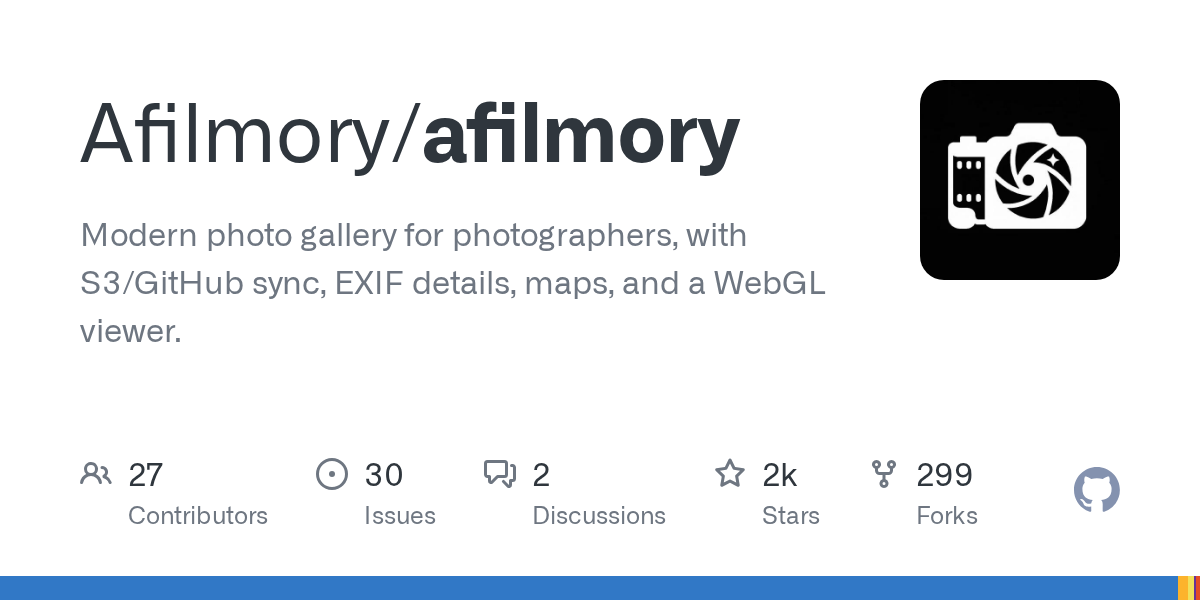 Afilmory: A Modern Photo Gallery for Photographers with WebGL Viewer