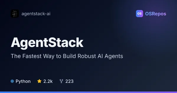 AgentStack: Scaffold AI Agent Projects
