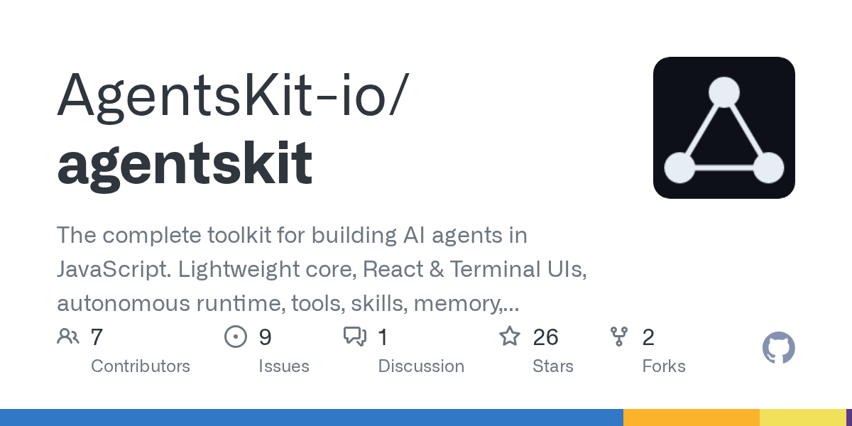 AgentsKit: The Complete JavaScript Toolkit for Building AI Agents