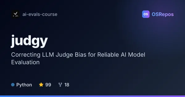 judgy: Estimate LLM Judge Success Rates with Bias Correction