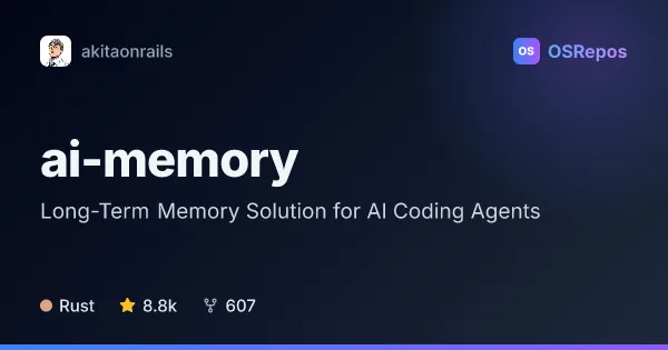 ai-memory: Long-Term Memory Solution for AI Coding Agents