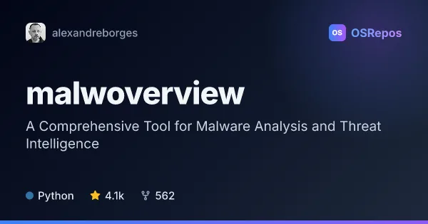 Malwoverview: A Comprehensive Tool for Malware Analysis and Threat Intelligence