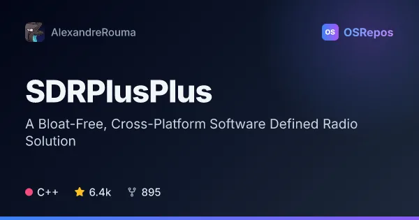 SDRPlusPlus: Tune and Monitor Software-Defined Radio