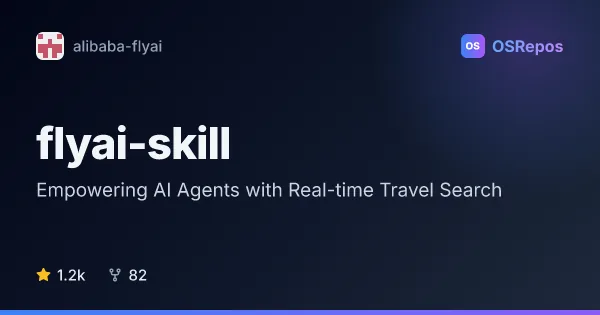 flyai-skill: Search Travel and Booking Options with AI Agents