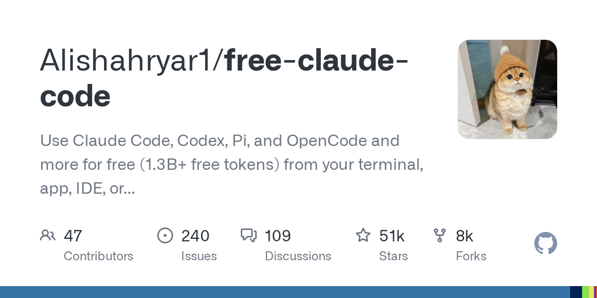Free Claude Code: Access AI Coding Agents and 1.3B+ Free Tokens