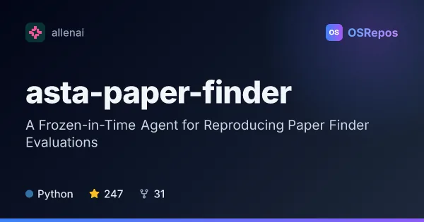 asta-paper-finder: A Frozen-in-Time Agent for Reproducing Paper Finder Evaluations