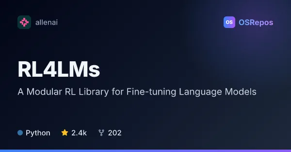 RL4LMs: Fine-Tune Language Models with Reinforcement Learning