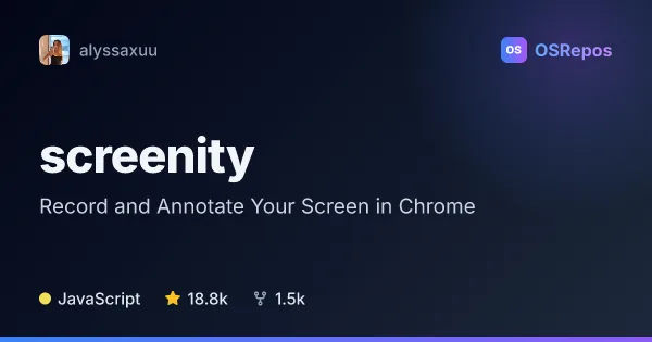 Screenity: Record and Annotate Your Screen in Chrome