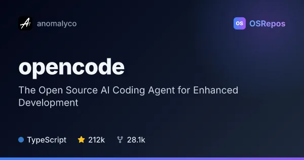 opencode: Work with an Open Source AI Coding Agent