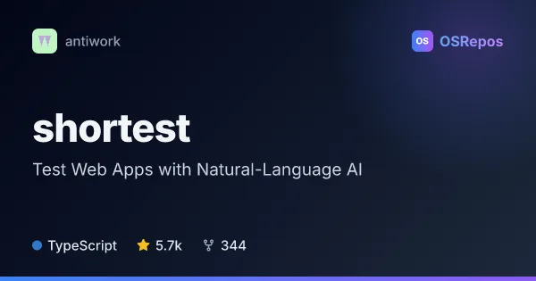 shortest: Test Web Apps with Natural-Language AI