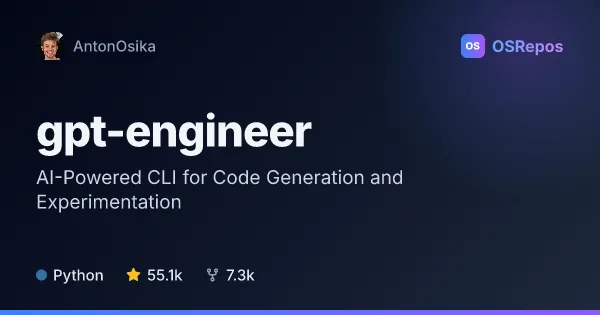 gpt-engineer: AI-Powered CLI for Code Generation and Experimentation