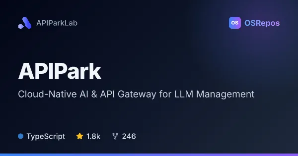 APIPark: Cloud-Native AI & API Gateway for LLM Management