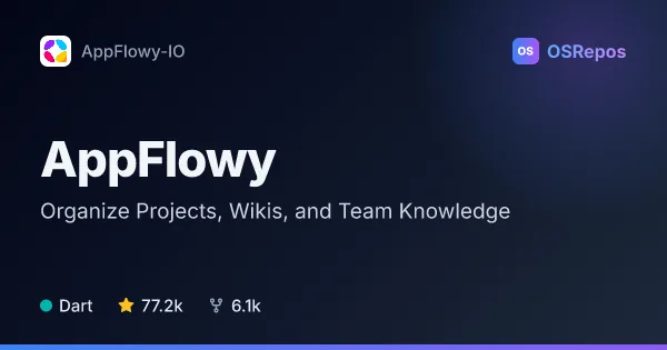 AppFlowy: Organize Projects, Wikis, and Team Knowledge