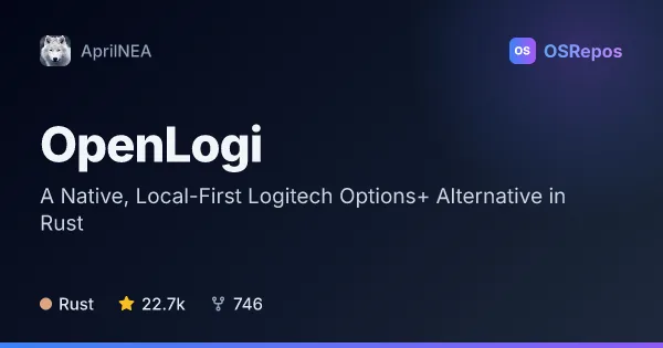 OpenLogi: Configure Logitech Devices Locally