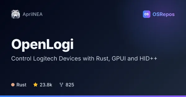 OpenLogi: Control Logitech Devices with Rust, GPUI and HID++