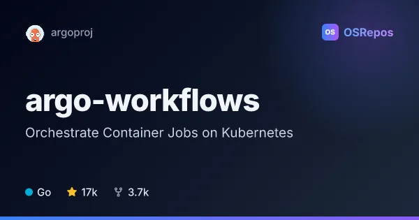 argo-workflows: Orchestrate Container Jobs on Kubernetes