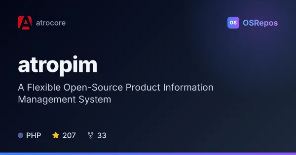 AtroPIM: A Flexible Open-Source Product Information Management System