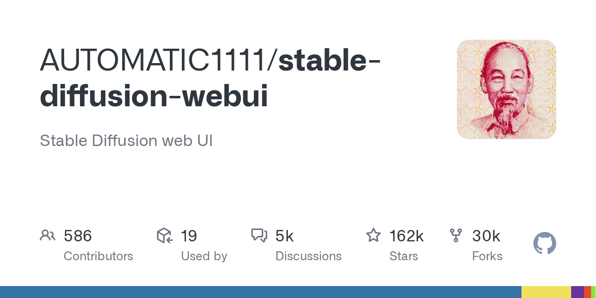 AUTOMATIC1111/stable-diffusion-webui: Powerful AI Image Generation Web UI