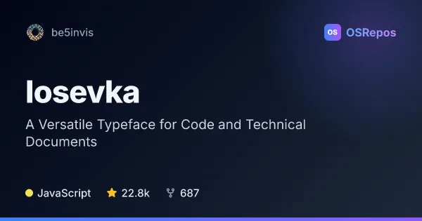 Iosevka: Choose and Customize Fonts for Code