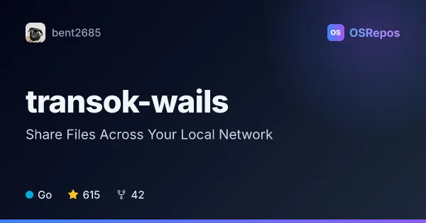 transok-wails: Share Files Across Your Local Network
