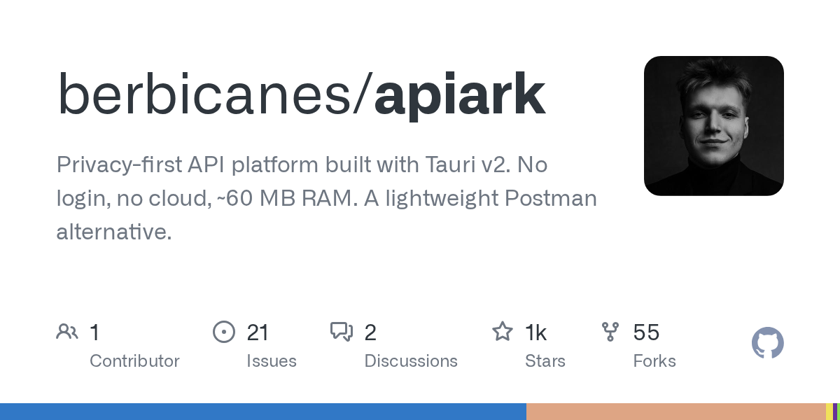 ApiArk: A Privacy-First, Lightweight API Platform Built with Tauri v2