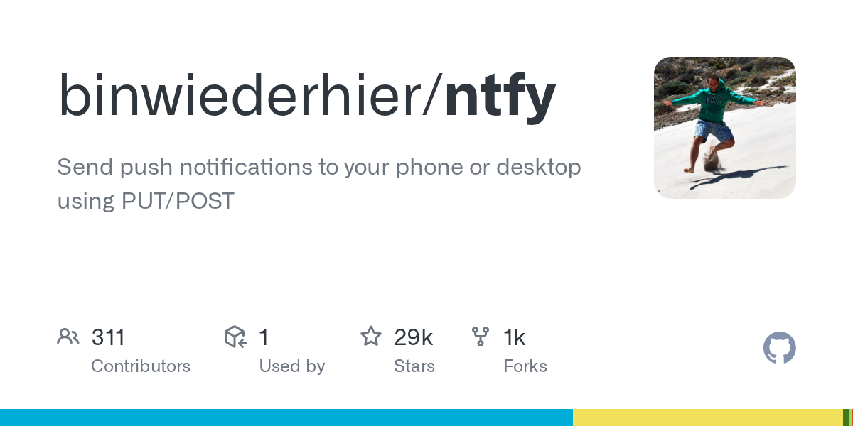ntfy: Simple Push Notifications to Your Phone or Desktop via PUT/POST