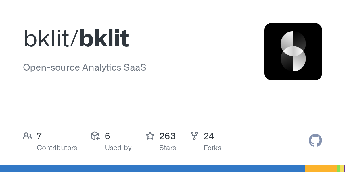 Bklit: Open-Source Analytics SaaS (Discontinued)
