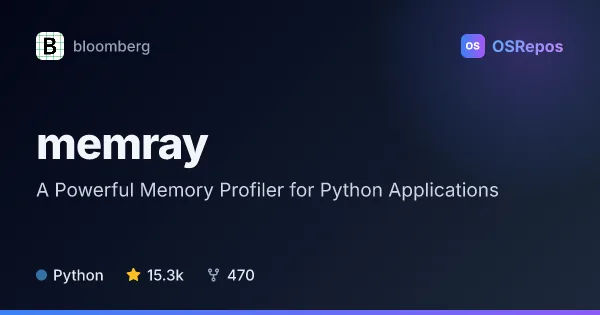 memray: Profile Python Memory Allocations