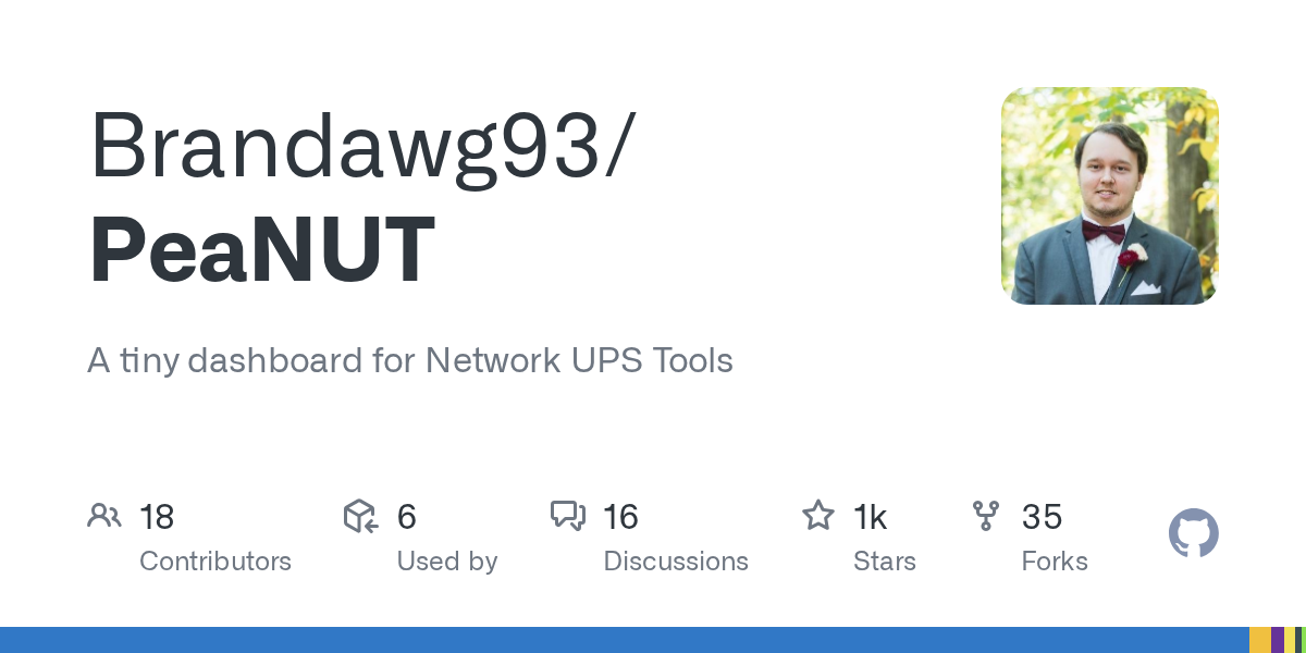 PeaNUT: A Tiny Dashboard for Network UPS Tools
