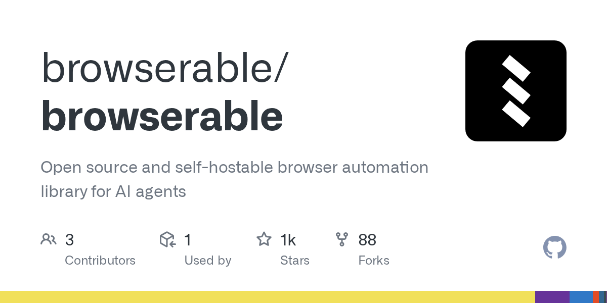 Browserable: Open Source Browser Automation for AI Agents
