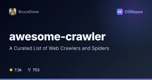 awesome-crawler: Find Web Crawling Tools Across Languages