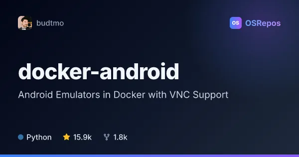 docker-android: Run Android Emulators in Docker