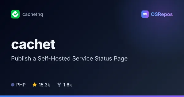 cachet: Publish a Self-Hosted Service Status Page