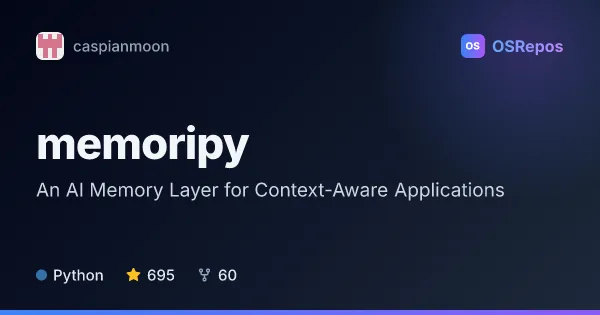 Memoripy: An AI Memory Layer for Context-Aware Applications