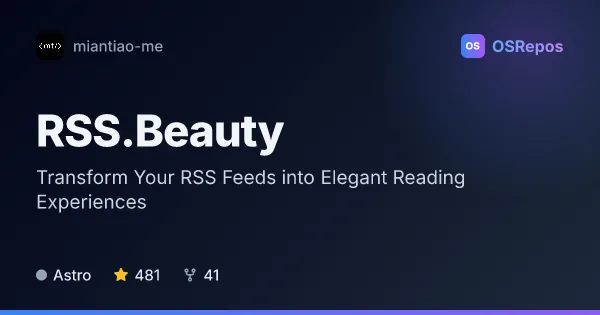 RSS.Beauty: Turn RSS Feeds Into Readable Pages