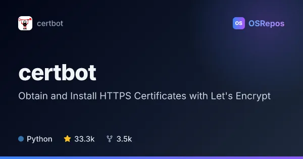 certbot: Obtain and Install HTTPS Certificates with Let's Encrypt